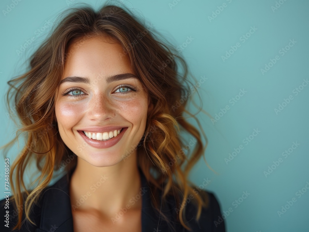Portrait of beauty smiling caucasian businessman with suit in professional studio background Portrait of beauty smiling caucasian businessman with suit in professional studio background