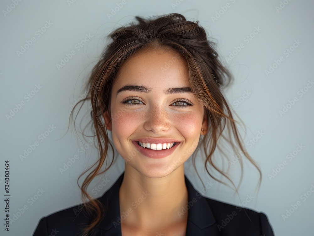 Portrait of beauty smiling caucasian businessman with suit in professional studio background Portrait of beauty smiling caucasian businessman with suit in professional studio background