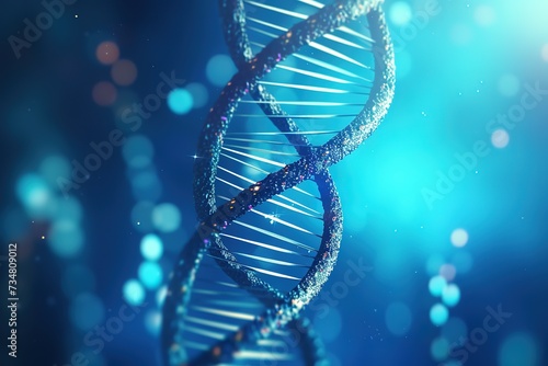 3d render of dna structure, abstract background © candra