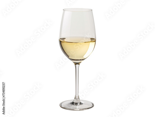a glass of white wine