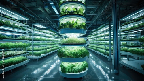 sustainable indoor farm photo
