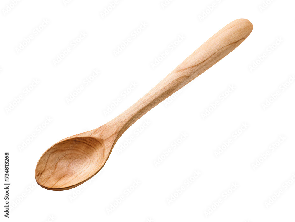 a wooden spoon with a handle a wooden spoon with a handle