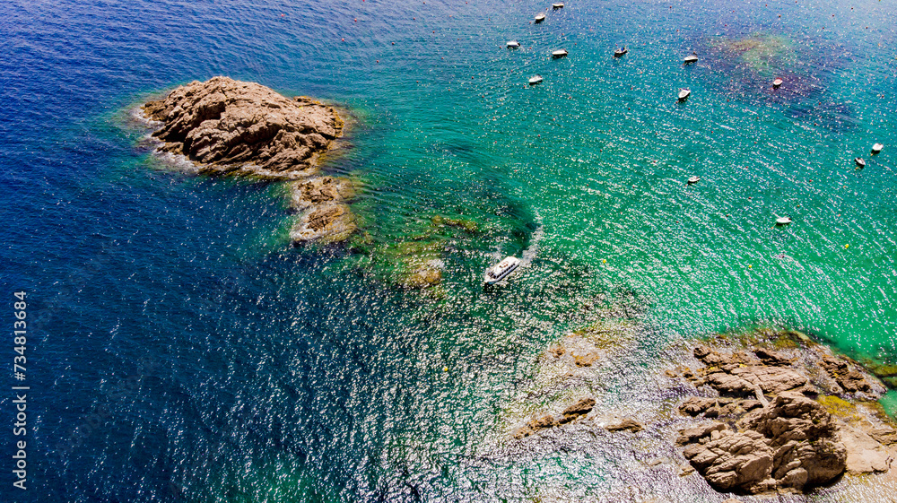 Drone View of Costa Brava Coastline Drone View of Costa Brava Coastline