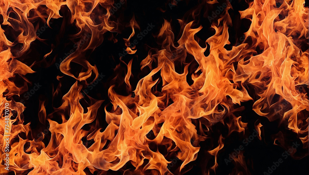 Abstract of fire sparks on black background, Fire embers particles over black background. Generative Ai Abstract of fire sparks on black background, Fire embers particles over black background. Generative Ai
