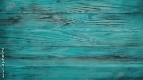 Bright turquoise vintage wooden board with seamless texture captured in HD camera.