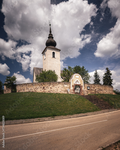 Medieval church in Balatonalmádi, Hungary