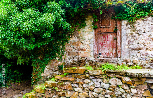 Fototapeta Naklejka Na Ścianę i Meble -  Santianes, a town in Asturias, Spain