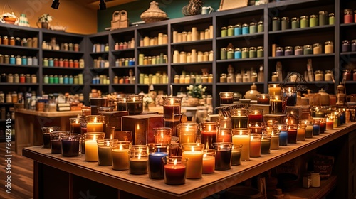 scented candle shop photo
