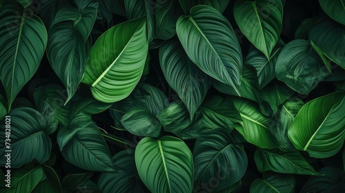 Luxurious Leafy Green Background © Classy designs