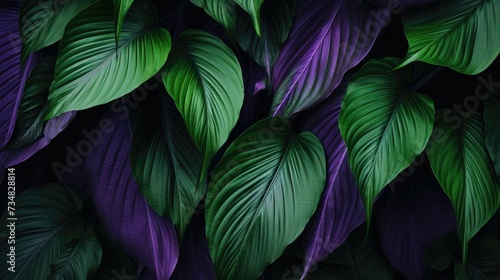 Sleek Dark Green Foliage Pattern © Classy designs