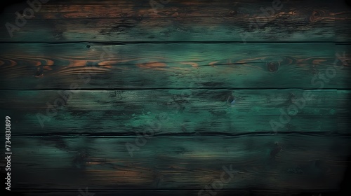Deep forest green vintage wooden board with seamless texture, bringing nature indoors.