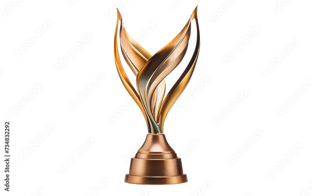 Awards Ceremony for Employee Recognition Isolated on Transparent