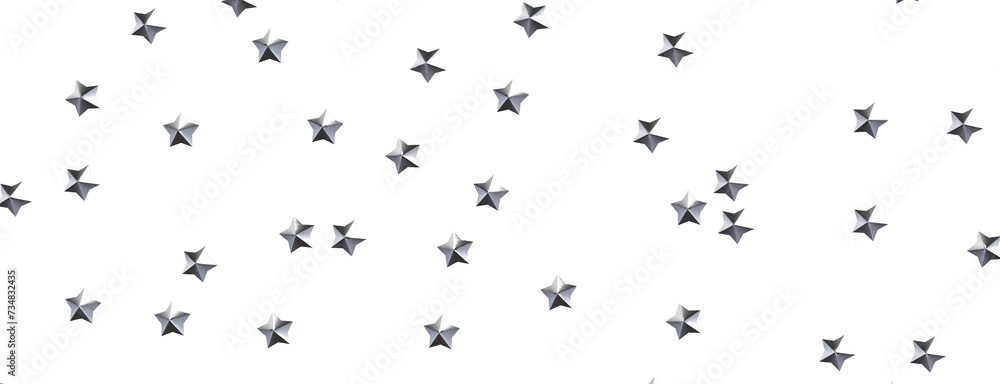 Festive Celestial Cascade: Mesmerizing 3D Illustration of Descending Christmas Stars Festive Celestial Cascade: Mesmerizing 3D Illustration of Descending Christmas Stars