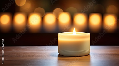 mindfulness meditation candle