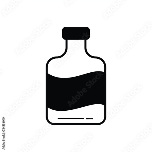 poison love love icon with white background vector 