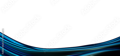Abstract blue wave. Blue sc...