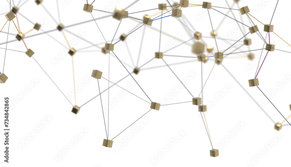 network structure - abstract design connection network structure - abstract design connection