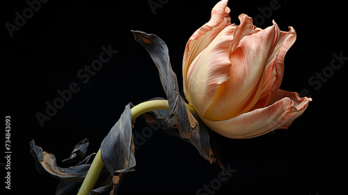 Withered tulip