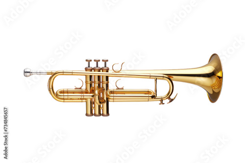 Premium Play Trumpet Showcase Isolated On Transparent Background
