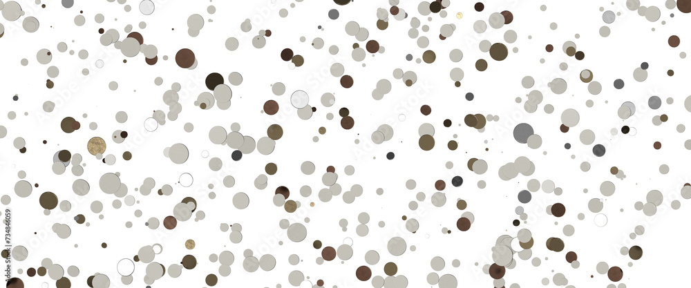 Dazzling Delight: Mesmerizing 3D Illustration of Glittering gold Confetti Dazzling Delight: Mesmerizing 3D Illustration of Glittering gold Confetti