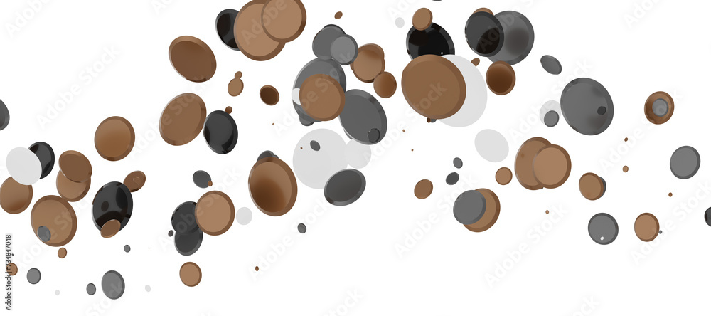 Euphoric Eruption: Magnificent 3D Illustration Showcasing Bursting gold Confetti Euphoric Eruption: Magnificent 3D Illustration Showcasing Bursting gold Confetti
