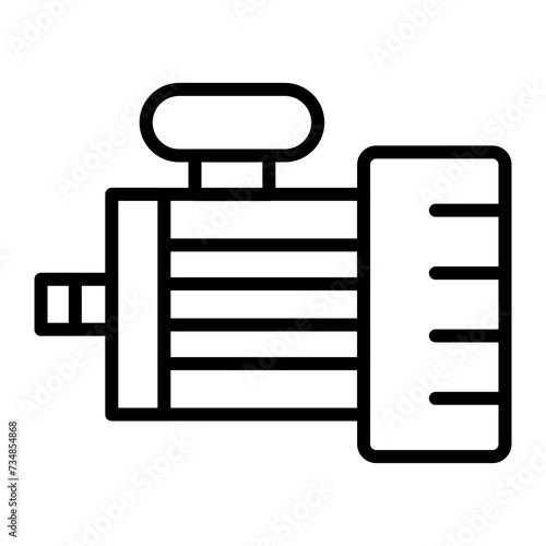 Engine line icon