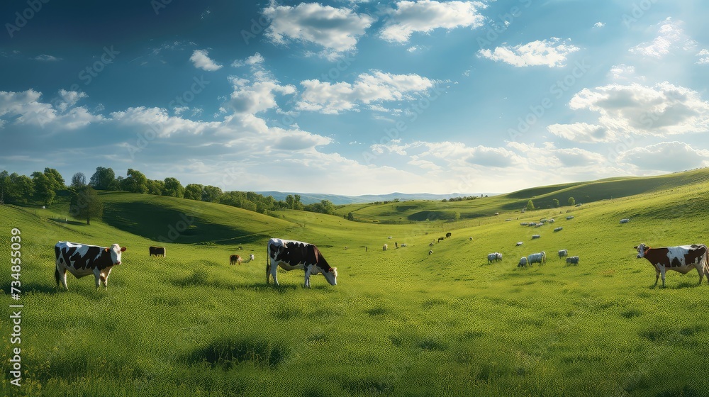 grass cow field