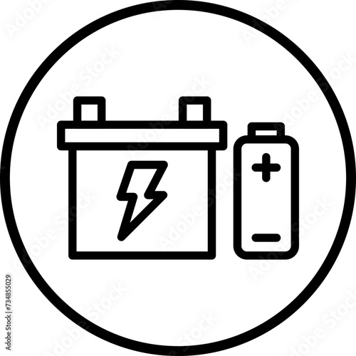 Extra Batteries Icon Style