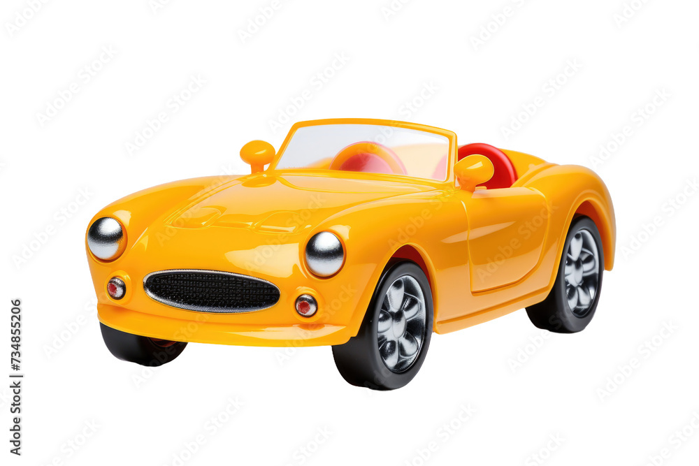 Toy Cars for Creative Play Isolated On Transparent Background
