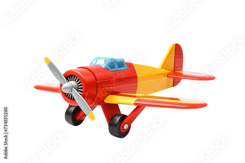 Premium Plastic Toy Planes for High Flying Fun Isolated On Transparent Background