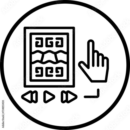 Interactive Exhibit Icon Style