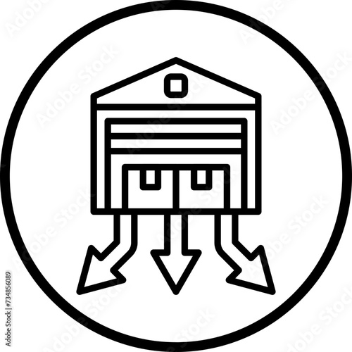 Distribution Center Icon Style