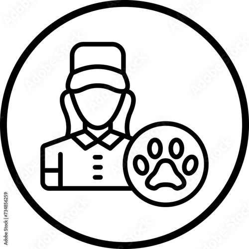 Animal Handler Female Icon Style