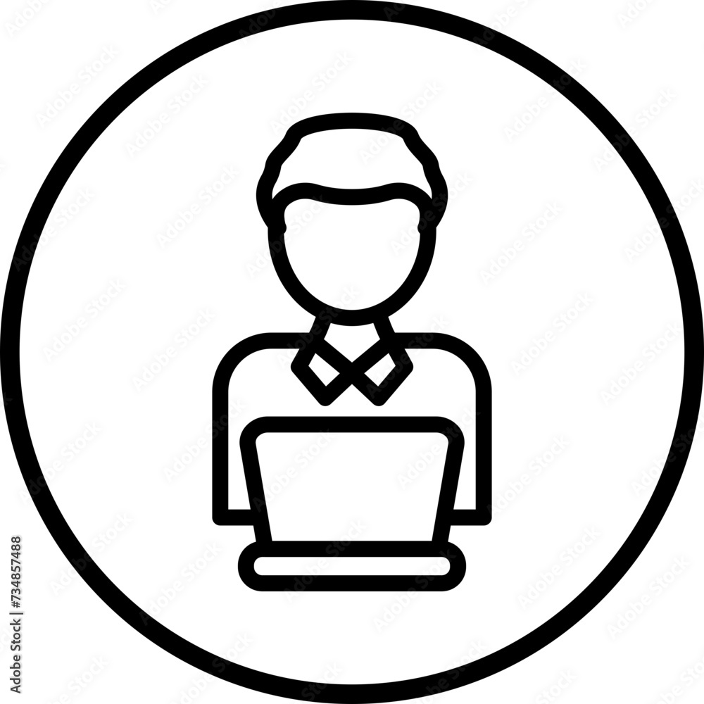 Designer Male Icon Style Designer Male Icon Style