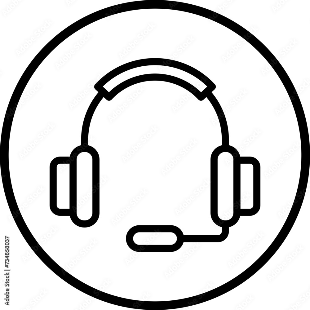 Help Line Icon Style Help Line Icon Style