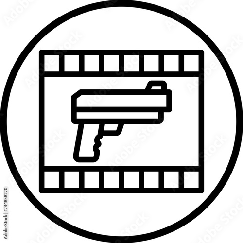 Action Film Icon Style