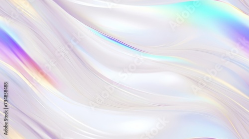 Wallpaper Mural Abstract holographic wavy seamless background, vibrant digital art concept. Torontodigital.ca