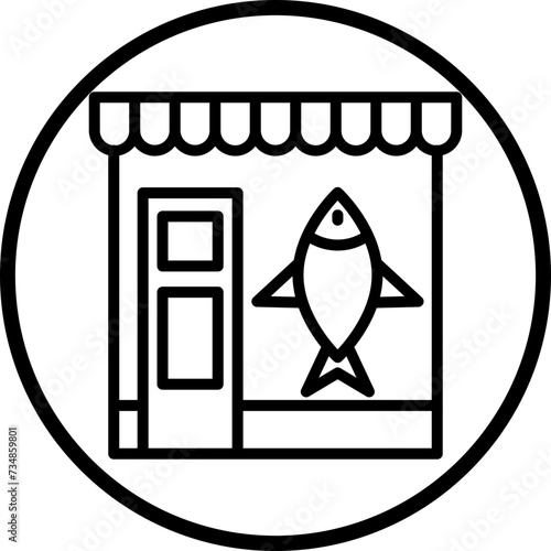 Fish Shop Icon Style