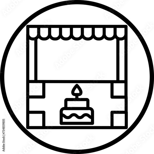 Cake Shop Icon Style