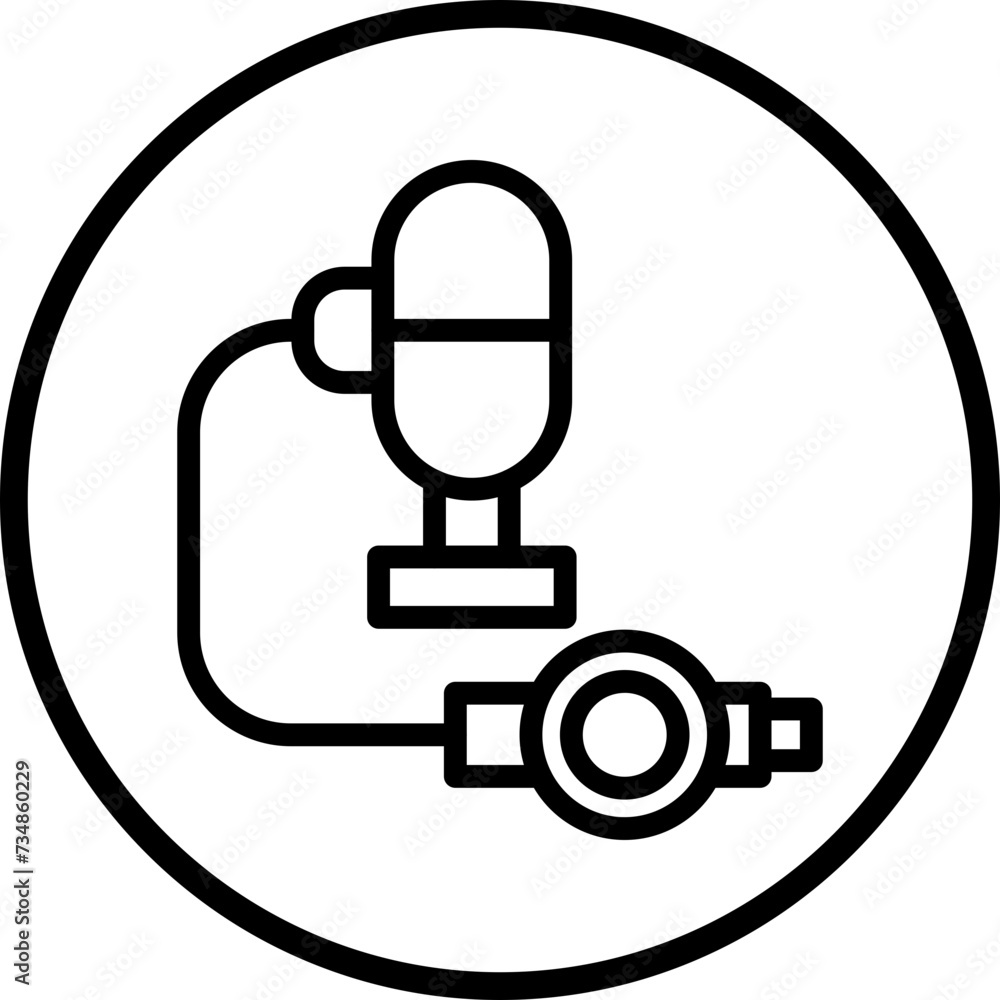 Diving Regulator Icon Style