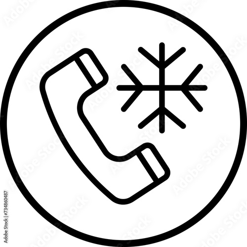 Cold Calling Icon Style