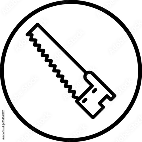 Handsaw Icon Style