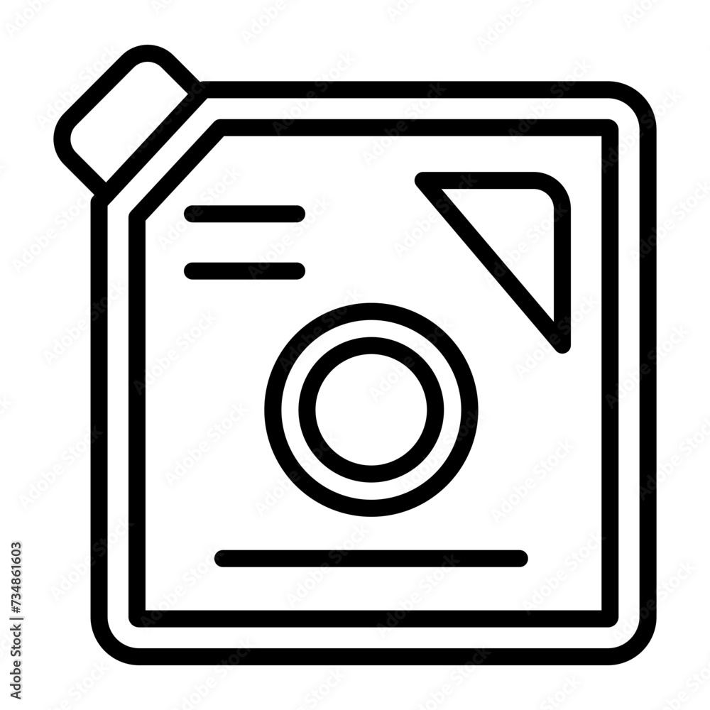 Oil Bottle line icon Oil Bottle line icon