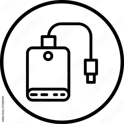 Powerbank Icon Style