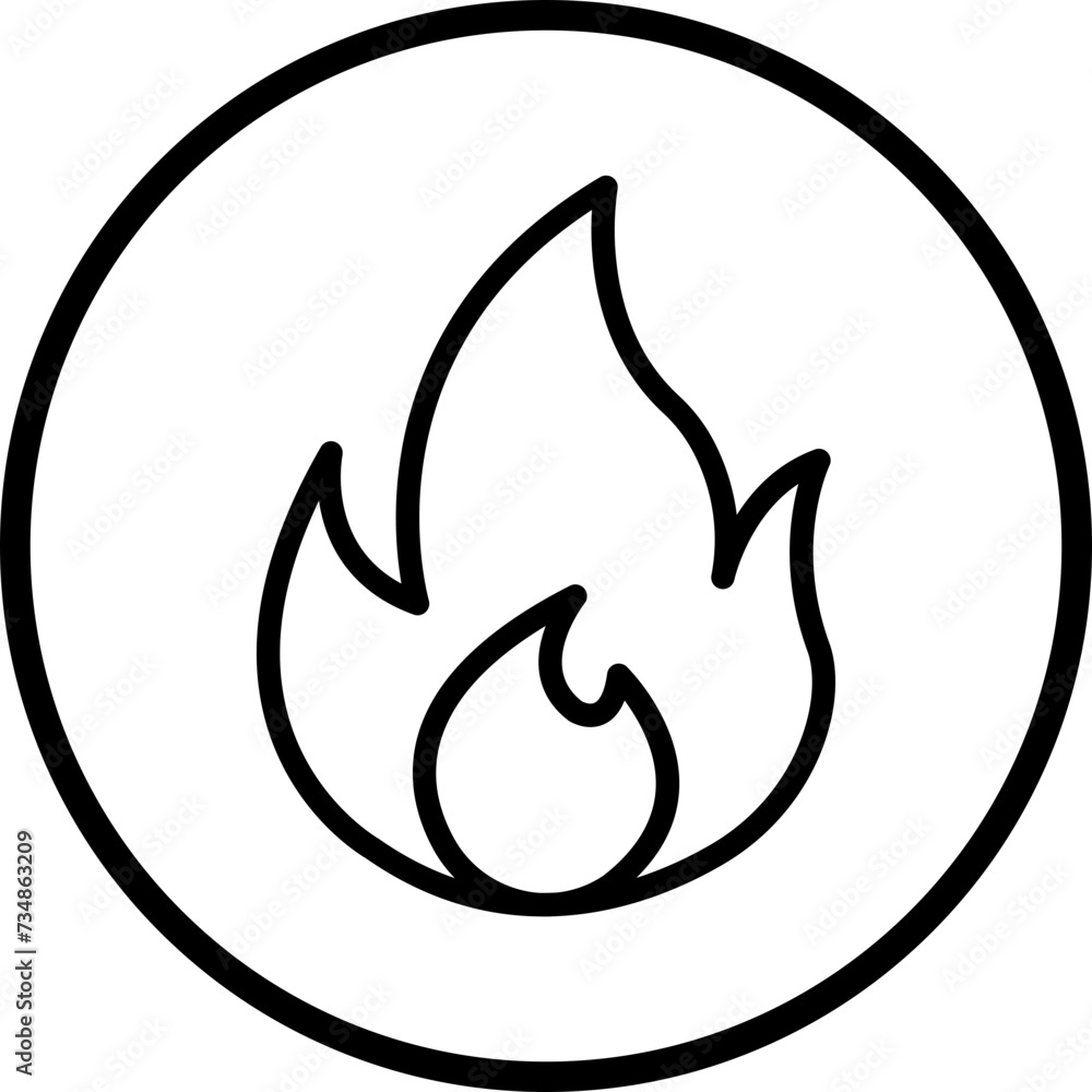 Fire Icon Style Fire Icon Style
