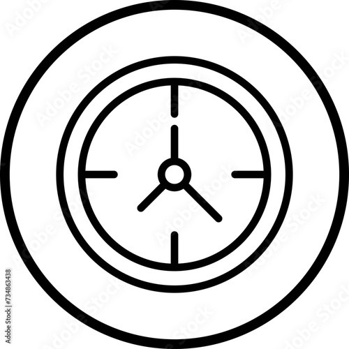 Clock In Icon Style