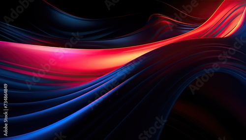A black background with colorful streaks