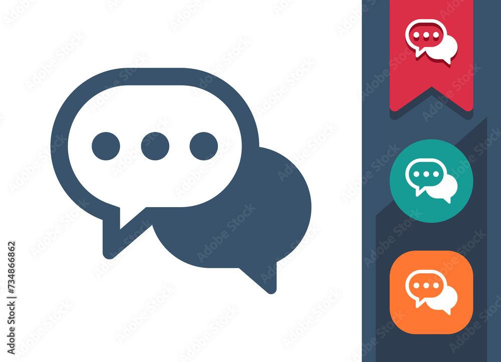 Chat Bubbles Icon. Speech Bubble, Comment, Message, Chat Bubble, Conversation, Speech Bubbles Chat Bubbles Icon. Speech Bubble, Comment, Message, Chat Bubble, Conversation, Speech Bubbles