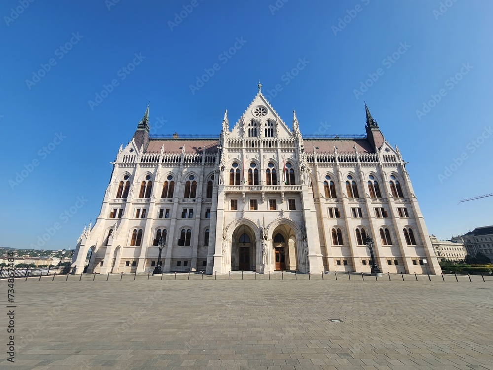 Budapest city parliament building