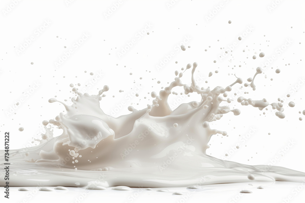 milk splash isolated on white background milk splash isolated on white background
